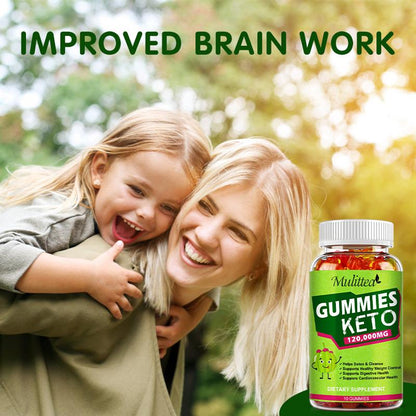 Mulittea Keto Gummies Supplement 120,000mg – 60 Gummies