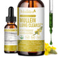 5-in-1 Mullein Liquid Drops for Lungs - Mullein Leaf & Elderberry Extract-Lung Cleanse-Respiratory Health Support-Lung Detox for Smokers-Immune Support Supplement -Herbal Supplements- 2 fl oz