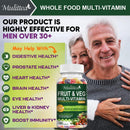 Fruit and Vegetable Complex Gummies Rich In Multivitamins& Dietary Fiber Whole Foods Superfoods Boost Immunity and Increase Energy for Men and Women