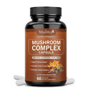 MULITTEA Mushroom Complex Capsule Supplement for Memory Focus,Immune