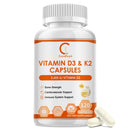 MULITTEA Vitamin D3 K2 Hard Capsules Dietary Supplement Immune Health