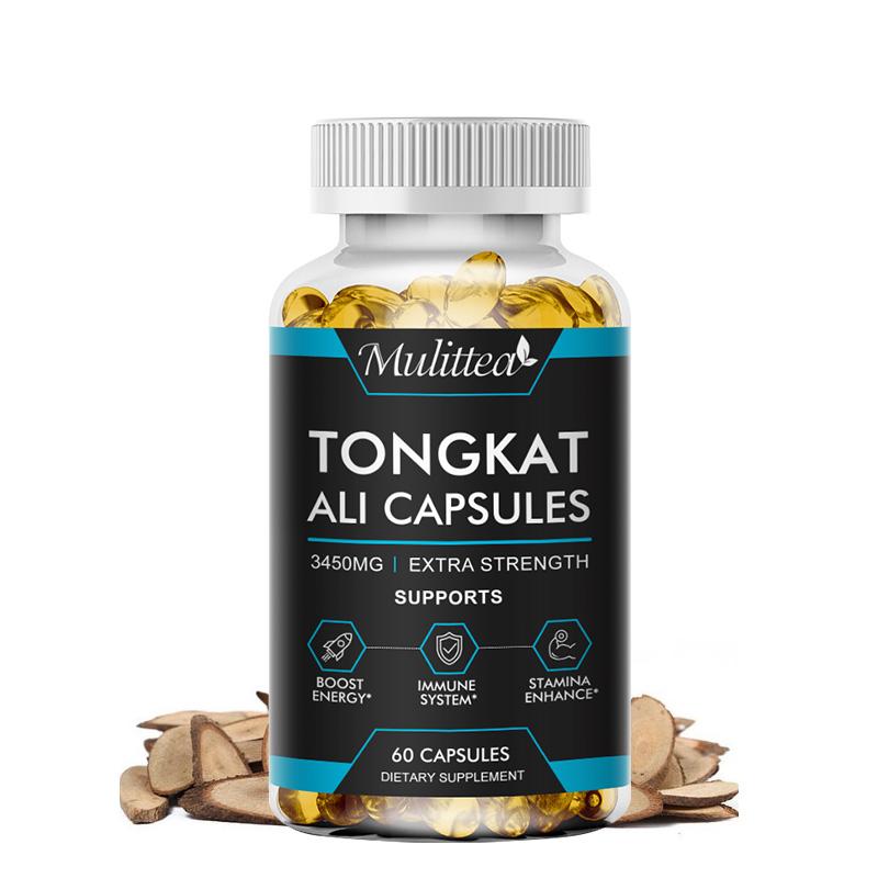Natural Tongkat Ali Root Capsule  Support Strength, Energy and Healthy Immune for Man