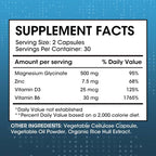 Magnesium Glycinate & Zinc | 120 Capsules