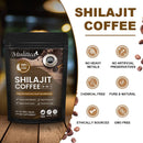 Mulittea Shilajit Coffee for Men & Women Fulvic Acid Shilajit & Ashwagandha Supplement for Focus, Strength, Immunity & Energy