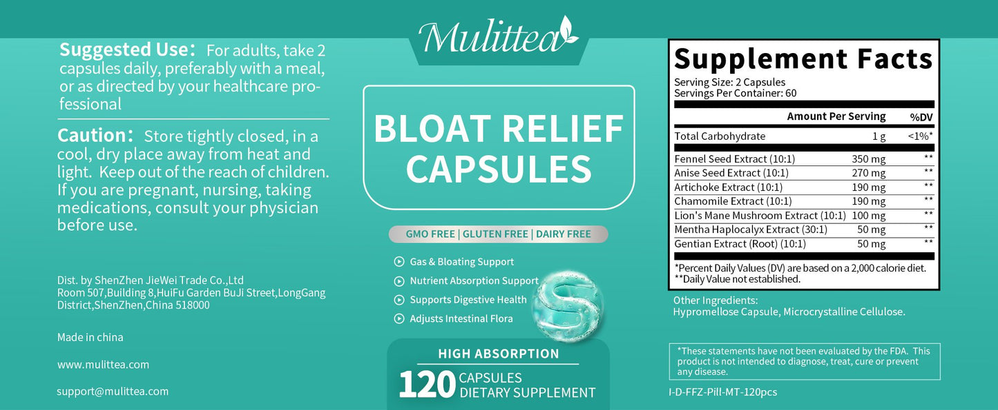 Bloat Relief Capsules