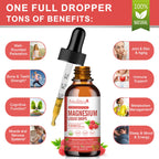 Magnesium Glycinate & L-Theanine Drops, Raspberry Flavor | 2 fl oz (60ml)