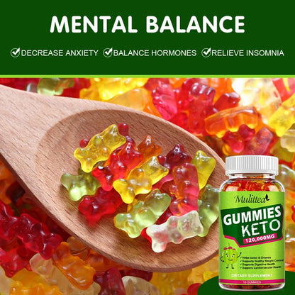 Mulittea Keto Gummies Supplement 120,000mg – 60 Gummies