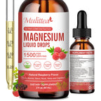 Magnesium Glycinate & L-Theanine Drops, Raspberry Flavor | 2 fl oz (60ml)