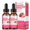 Mulittea Magnesium Liquid Drops Gluten Free Dietary Supplement Natural Strawberry Flavor