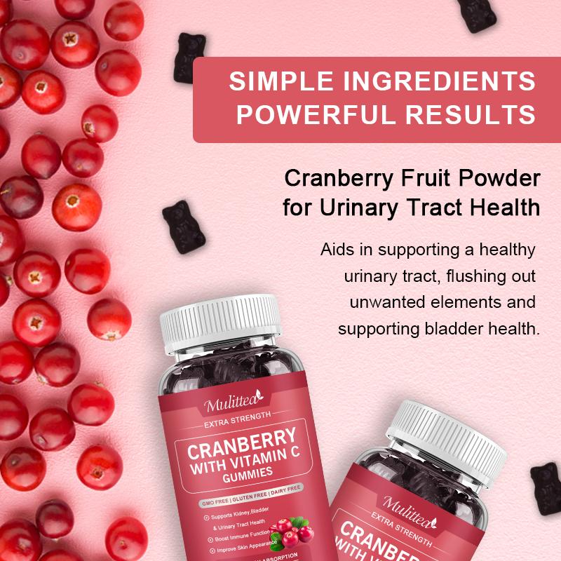 Cranberry with Vitamin C Gummies