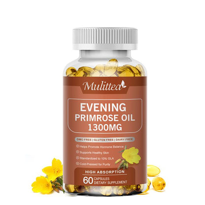 Mulittea Evening Primrose Oil 1300MG Capsules