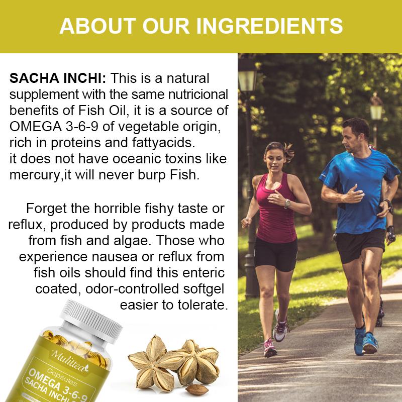 Mulittea Omega 3-6-9 Sacha Inchi Oil Capsules