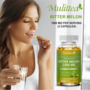 Mulittea Bitter Melon 1500Mg Gluten Free Capsules Dietary Supplement