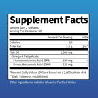 Triple Strength Omega-3 Fish Oil | 120 Softgels