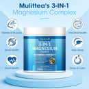 3 IN 1 Magnesium Powder Dietary Supplement 240G For Sleep Quality