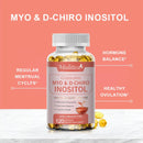 Mulittea MYO&D-CHIRO INOSITOL Gluten Free Capsules Dietary Supplement