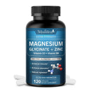 Mulittea Magnesium Glycinate Zinc Capsule Dietary Supplement