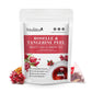 Mulittea Hibiscus Tea with Tangerine Peel Organic Hibiscus Flowers Herbal Tea, Caffeine Free Tea for Beauty, Anti-aging, Diuretic, Weight Loss