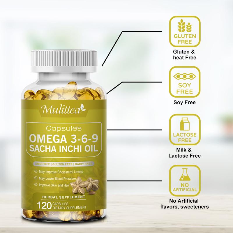 Mulittea Omega 3-6-9 Sacha Inchi Oil Capsules