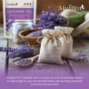 Mulittea Organic Nature Lavender-Tea Relieve Stress and Support Sleep Taste the flowers DIY fresh spices