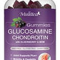 Glucosamine Chondroitin Gummies - Extra Strength Joint Support Supplement with MSM & Elderberry for Natural Joint, Antioxidant Immune Support for Adults, Men & Women-90 Gummies