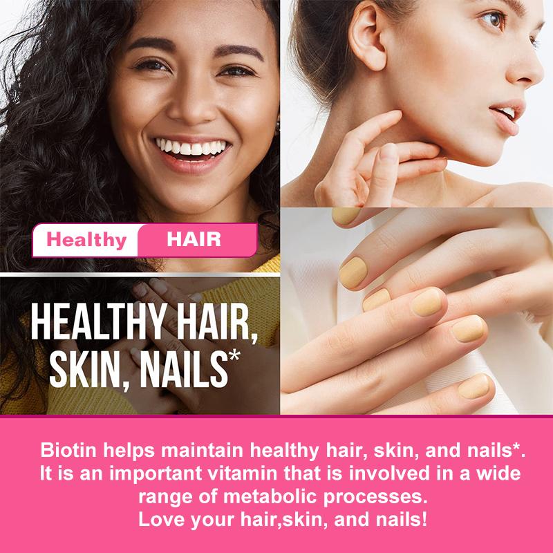 Collagen Gummies - Collagen Gummy Antioxidant with Biotin, Zinc, Vitamins C & E - For Hair, Skin and Nails , 2000mg 60ct