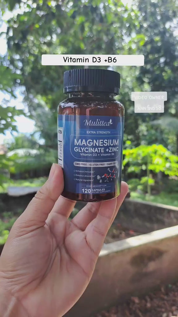 Magnesium Glycinate & Zinc | 120 Capsules