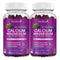 Calcium, Magnesium, Zinc Gummies with Magnesium glycinate 200mg & Vitamin D3 -Plant Complex Calcium Supplement with Potassium, Sea Moss,Elderberry for Bone,Energy,Calm&Mood(2 Pack)…