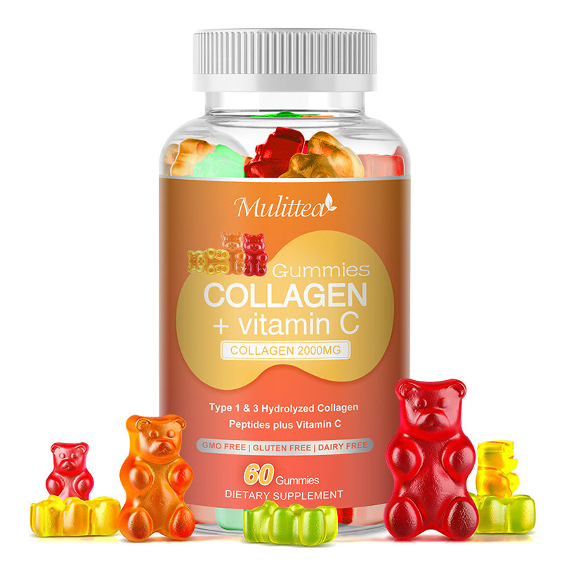 Gomitas de oso de colágeno y vitamina C de Mulittea 
