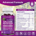 Calcium Magnesium Glycinate Gummies | 60 Count (2-Pack)