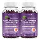 Glucosamine Chondroitin Gummies - Extra Strength Joint Support Gummies with MSM & Elderberry for Natural Joint Support supplemen, Antioxidant Immune Support for Adults, Men & Women