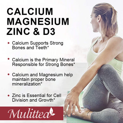 Mulittea Calcium Magnesium with ZINC&D3