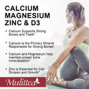 Mulittea Calcium Magnesium with ZINE&D3