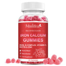 Mulittea iron calcium gummies iron supplement