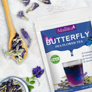 Mulittea Butterfly Pea Flower Tea Herbel Tea 50-100g